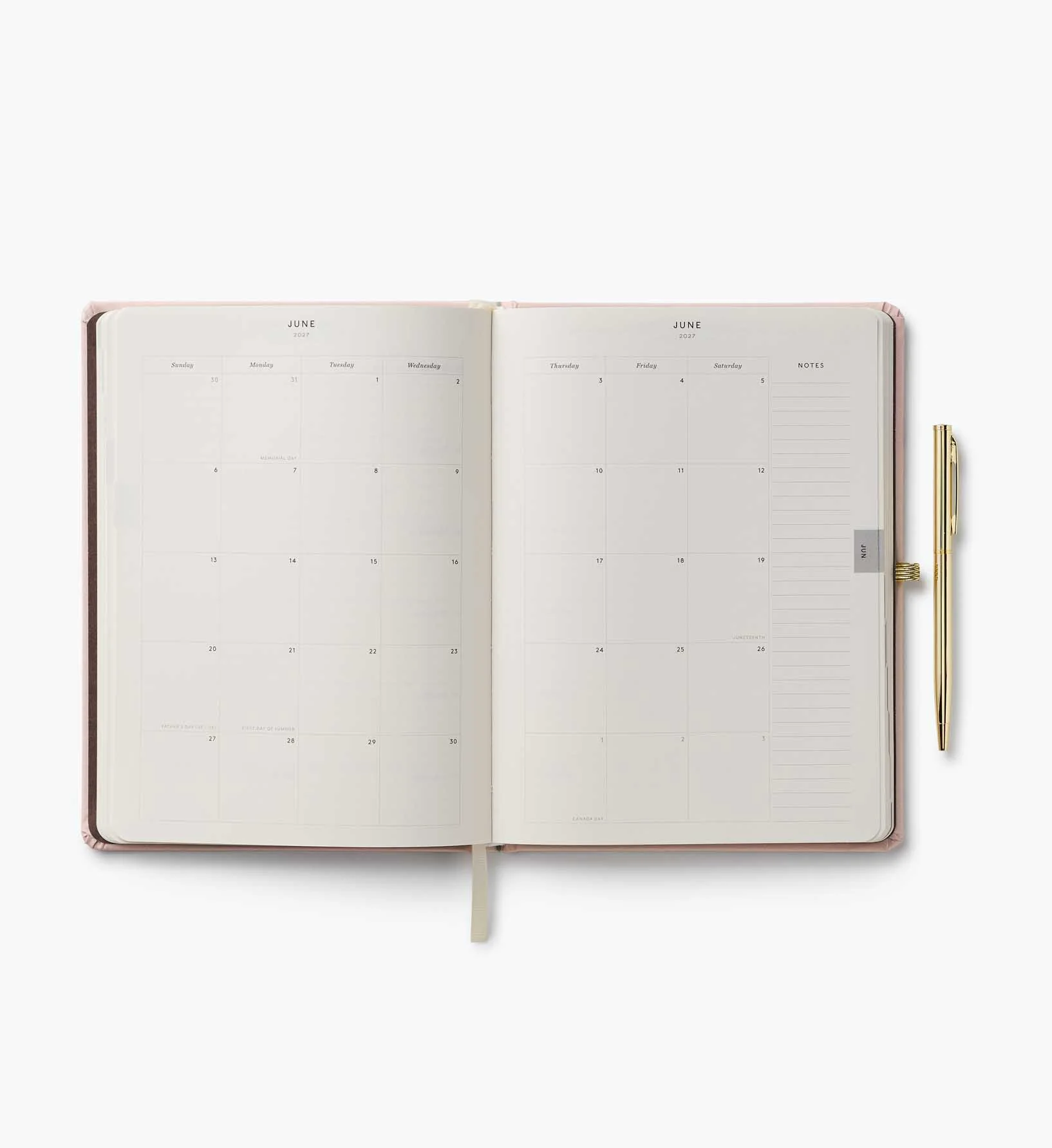 2027 12-Month Hardcover Planner with Pen - Paisley - Image 5