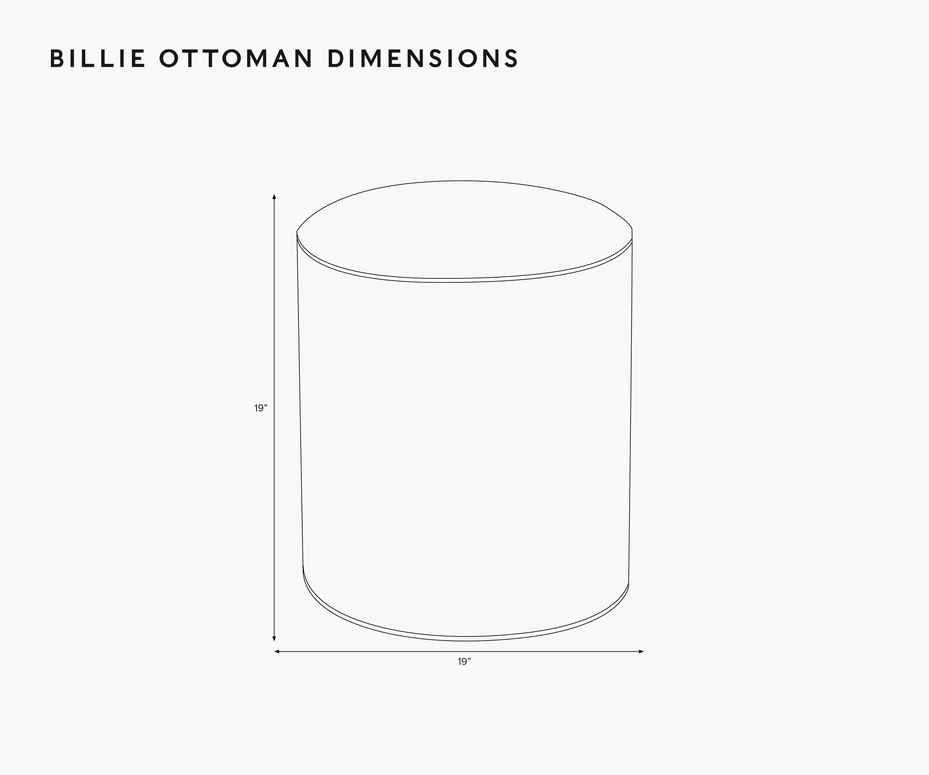Billie Ottoman - Bramble - Image 3