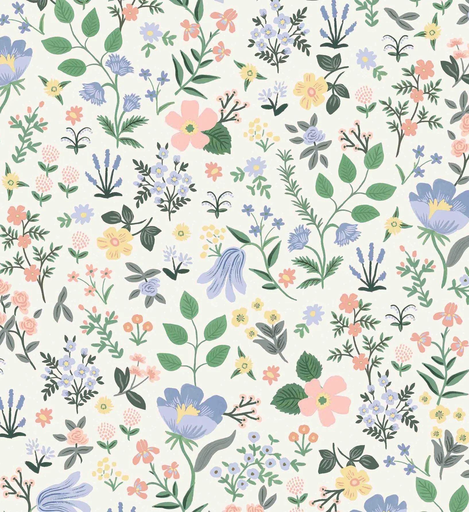 Bramble Fields Peel & Stick Wallpaper - Cream - Image 3