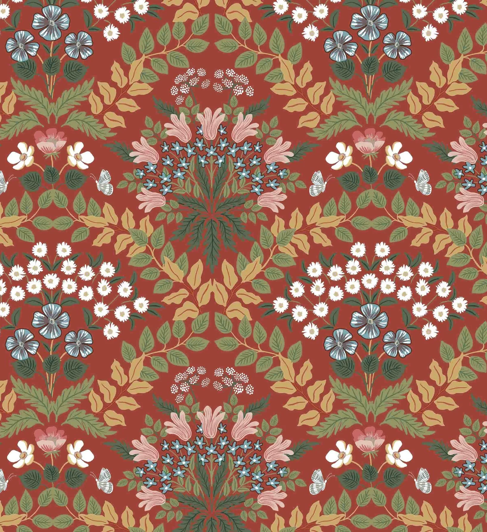 Bramble Wallpaper - Rust - Image 3