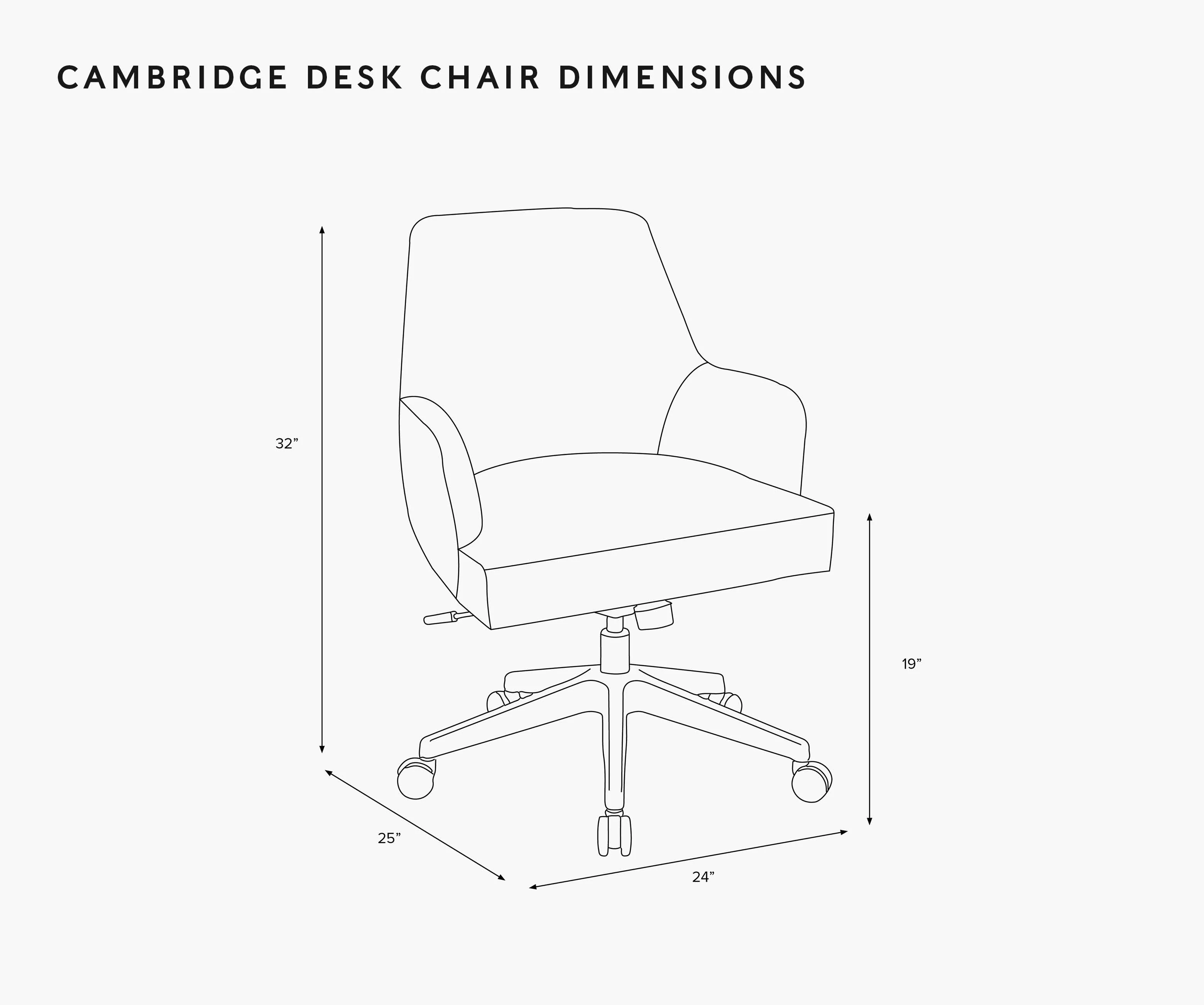 Cambridge Desk Chair - Garden Party - Image 6