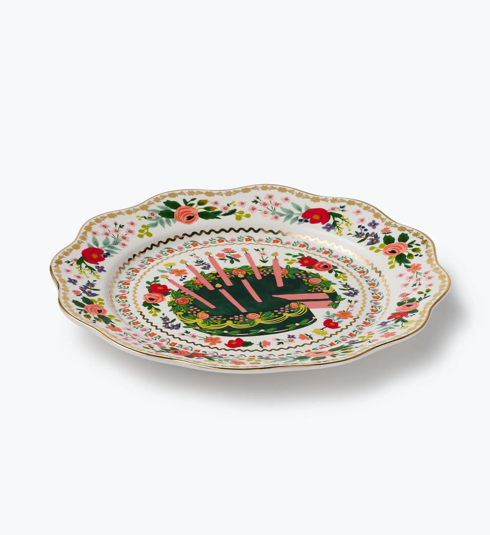 Celebration Plate - Floral Cake - Image 5