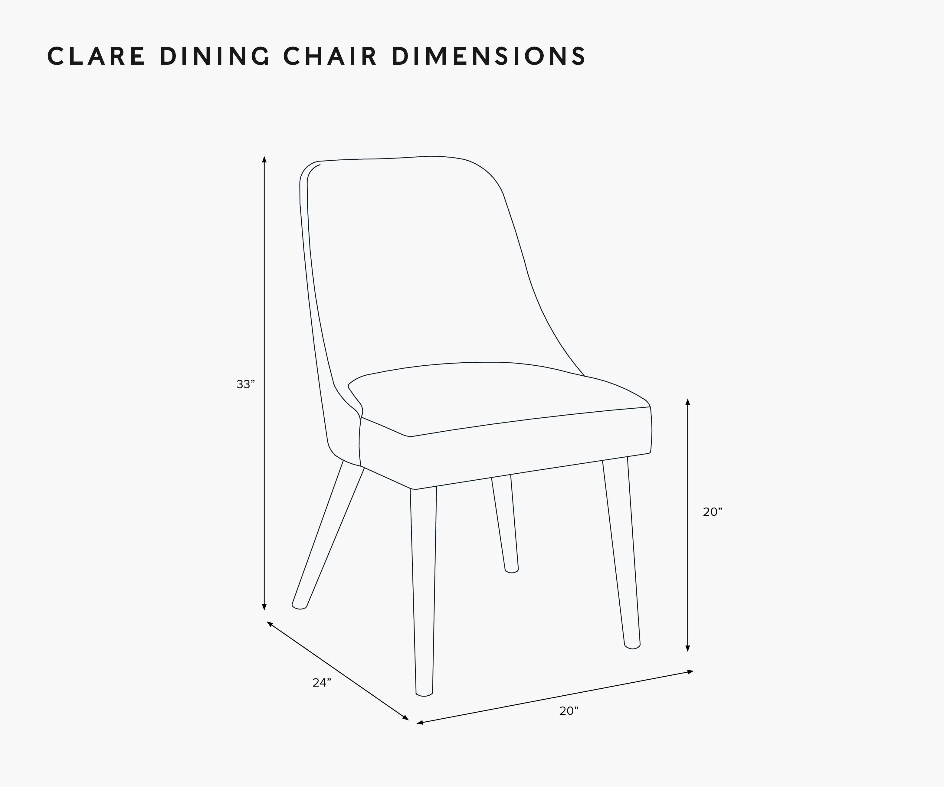 Clare Dining Chair - Delphine - Image 6