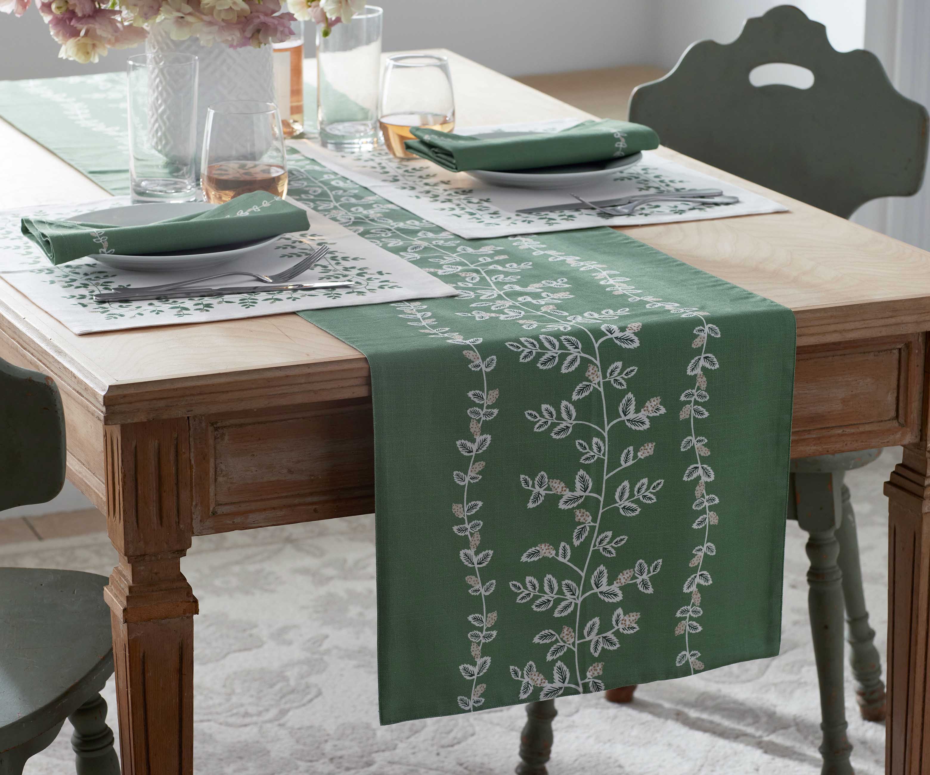 Cotton Placemats - Climbing Vines - Image 3