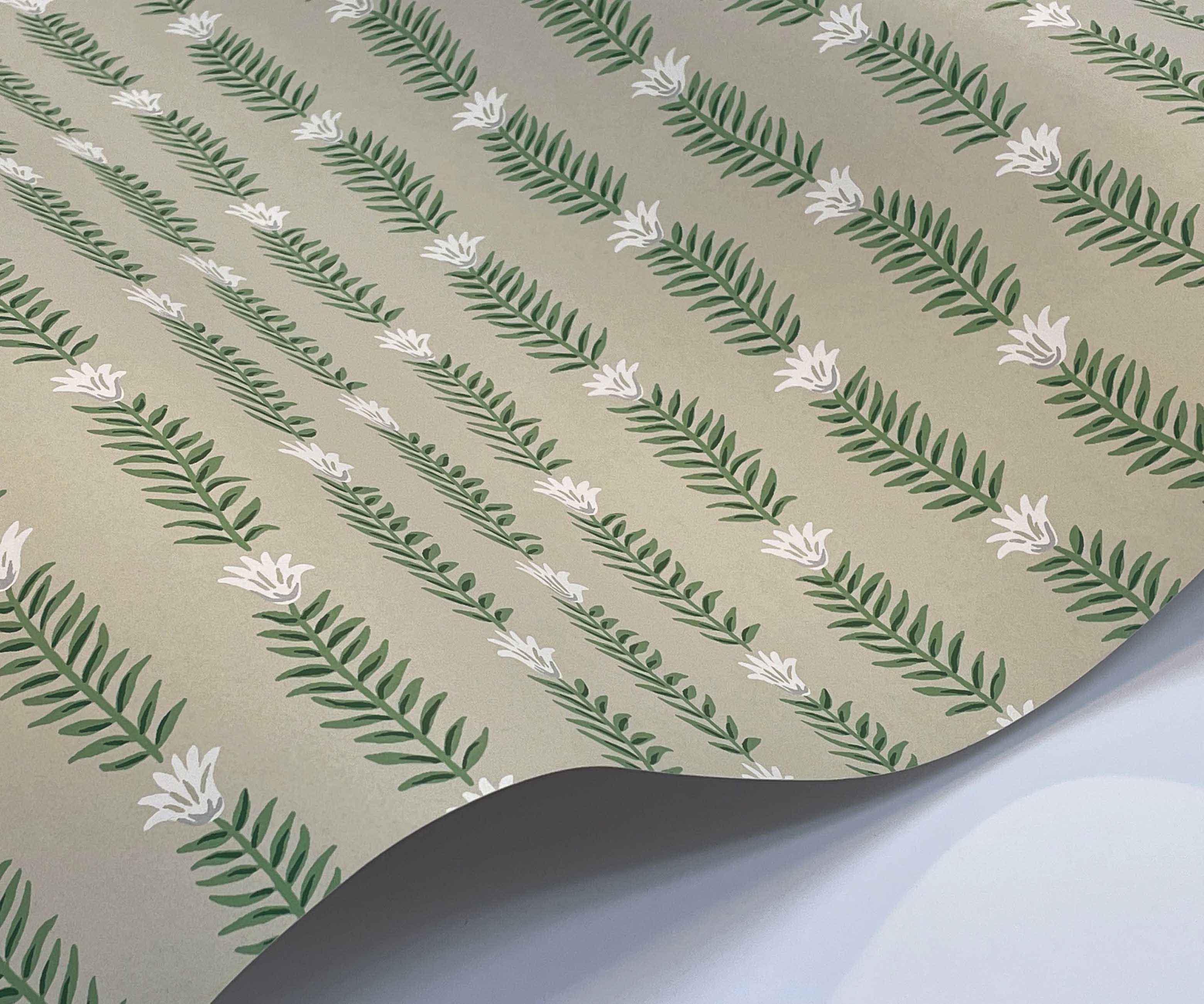 Eden Wallpaper Sample - Linen - Image 2