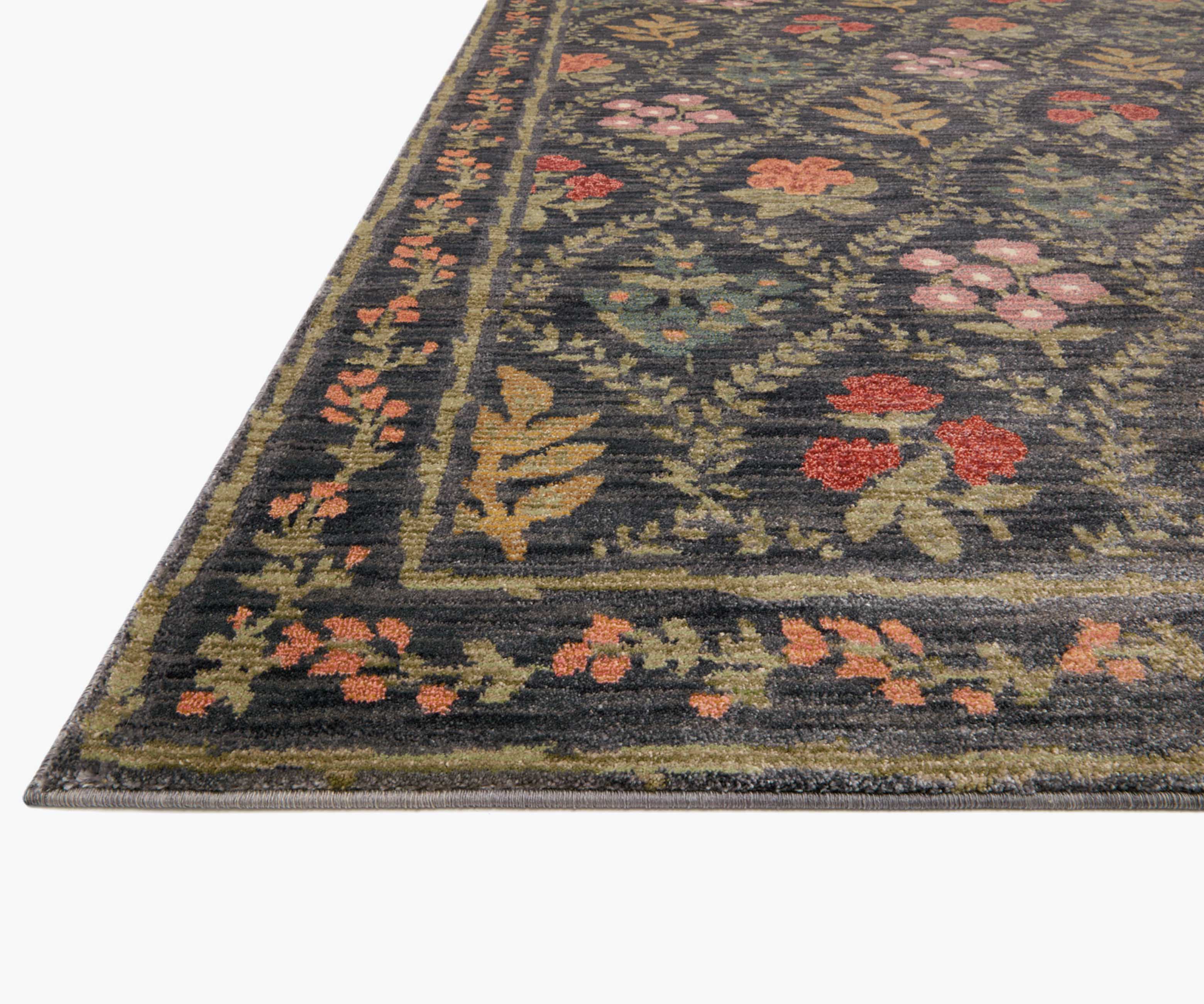 Fiore Hawthorne Power Loomed Rug - Charcoal - Image 3