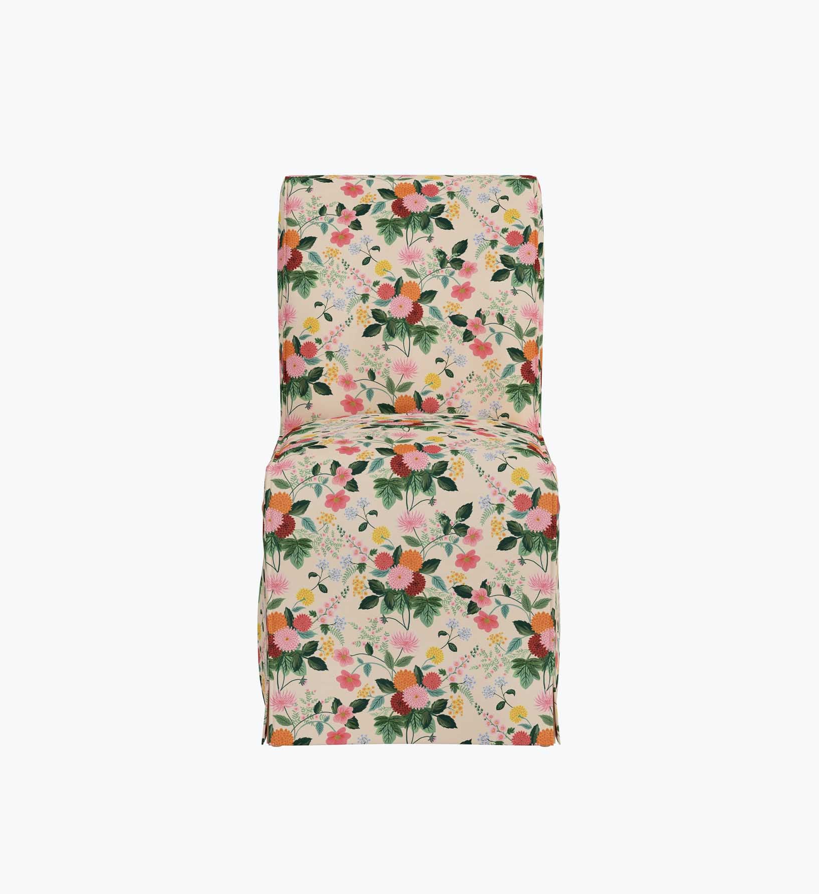 Frances Slipcover Dining Chair - Dahlia - Image 3
