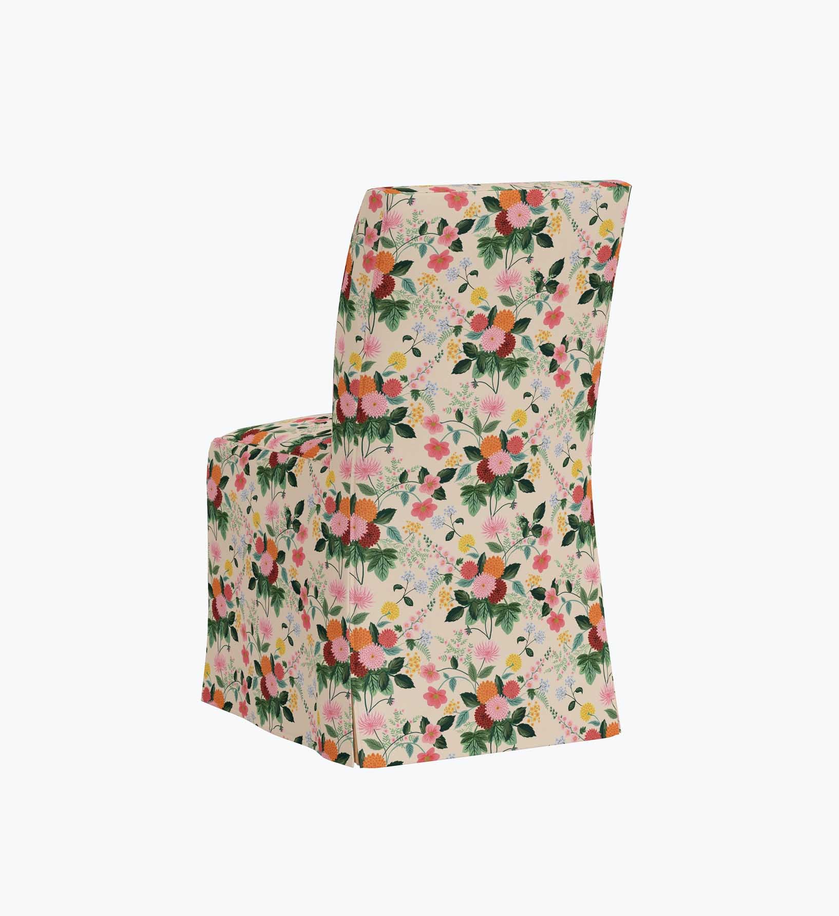Frances Slipcover Dining Chair - Dahlia - Image 5