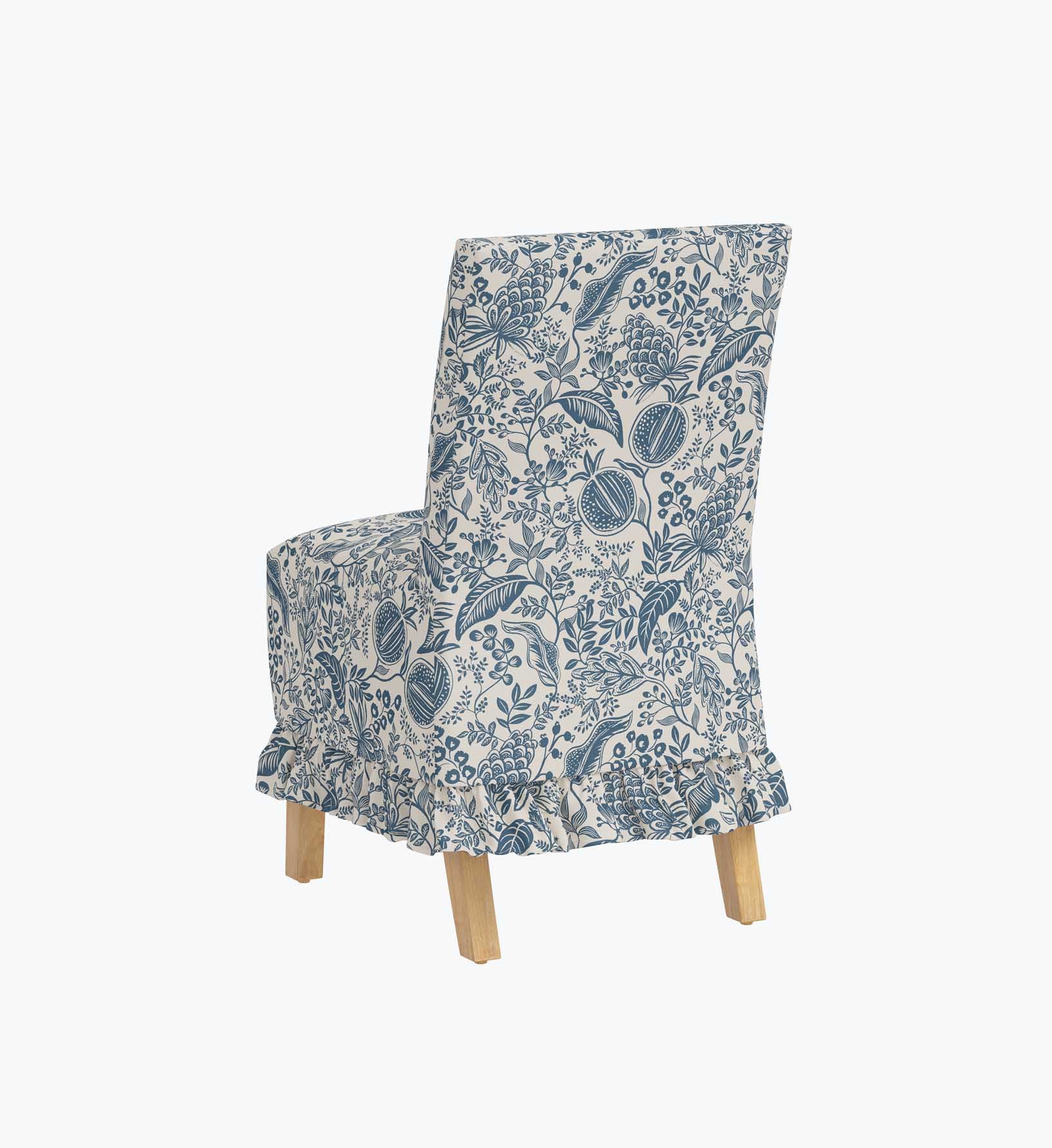 Louise Slipcover Dining Chair - Pomegranate - Image 4