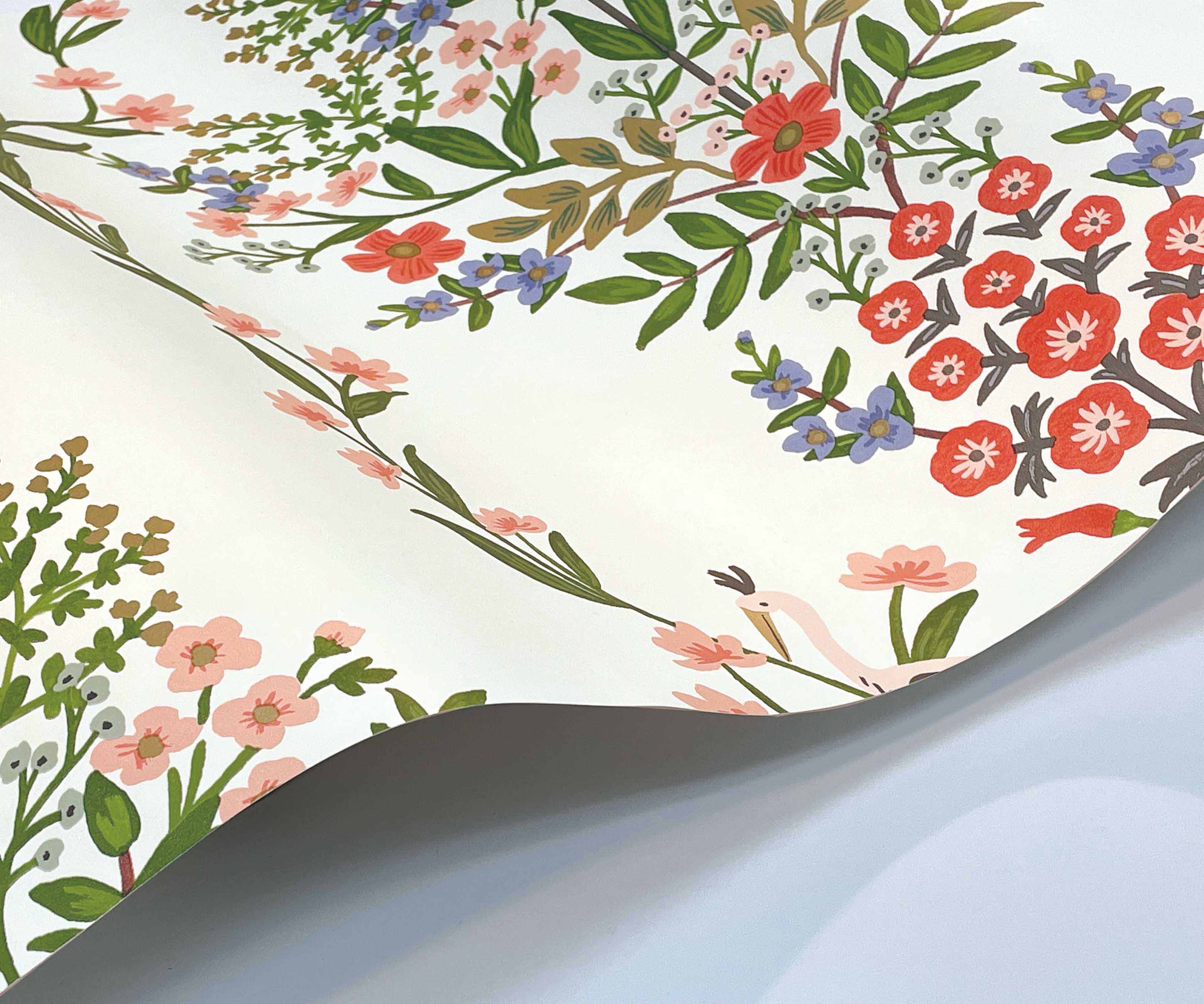 Luxembourg Wallpaper Sample - White Multi - Image 2