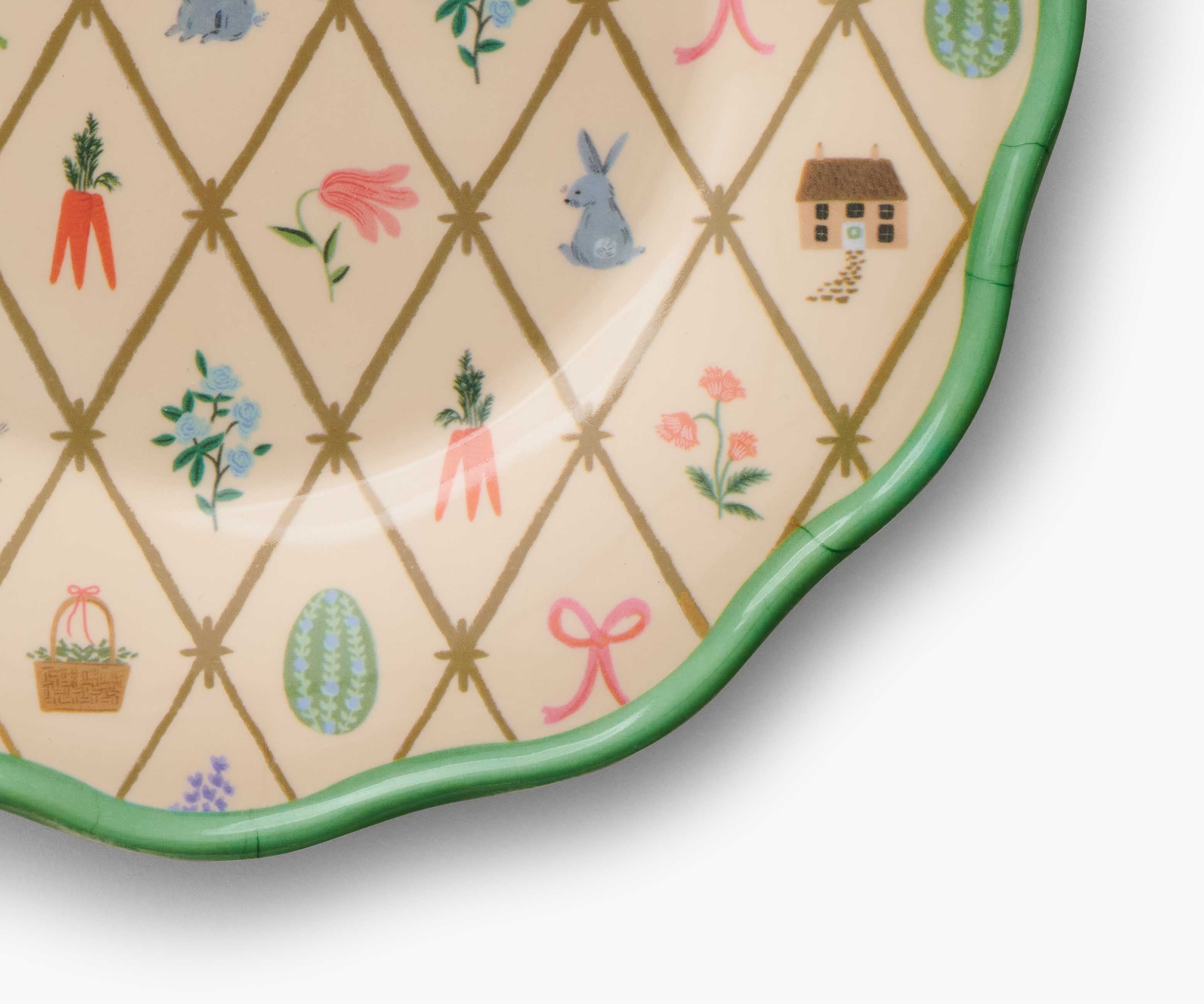 Melamine Assorted Dessert Plates - Spring Farm - Image 7