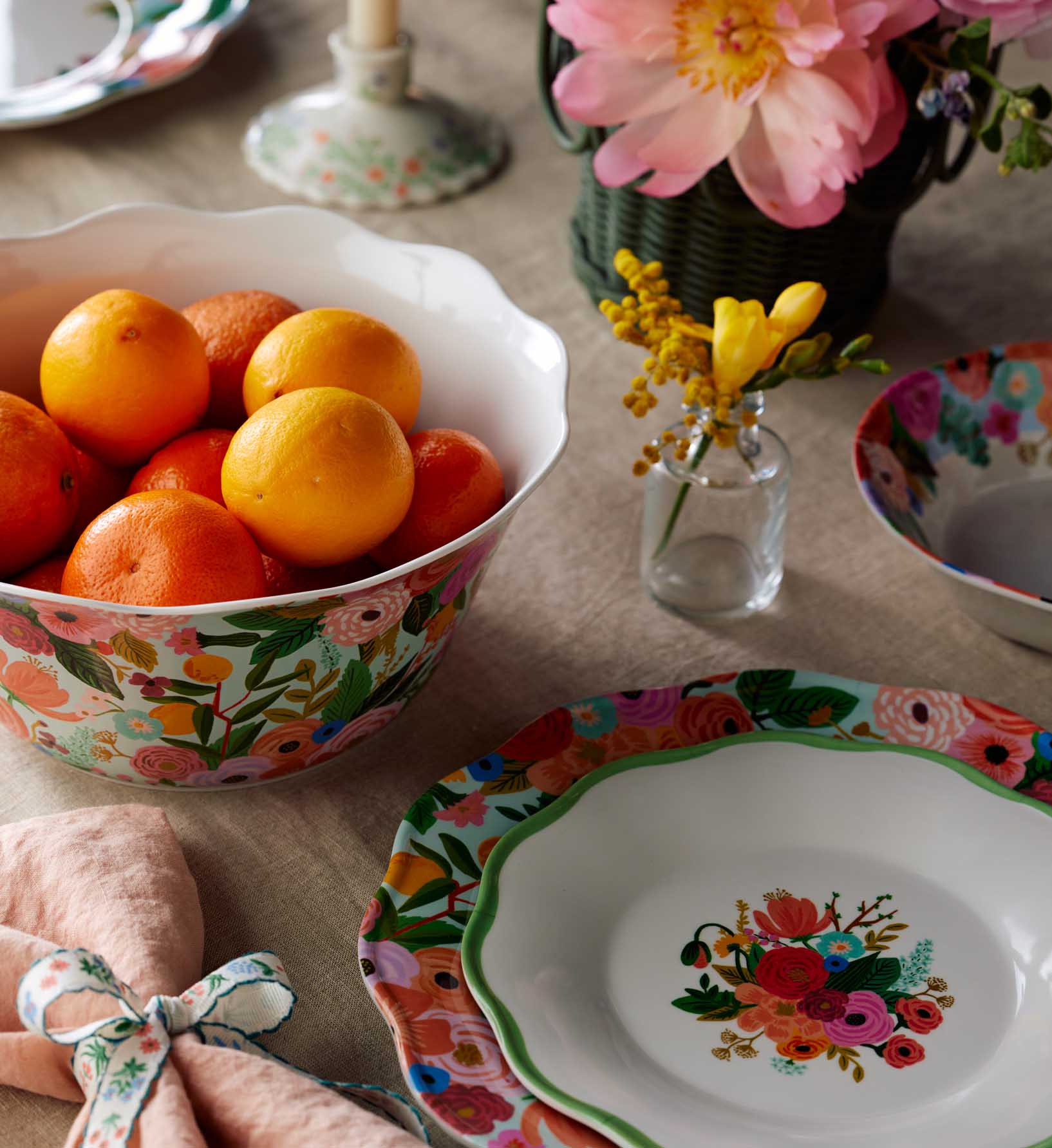Melamine Serving Bowl - Garden Party - Image 2