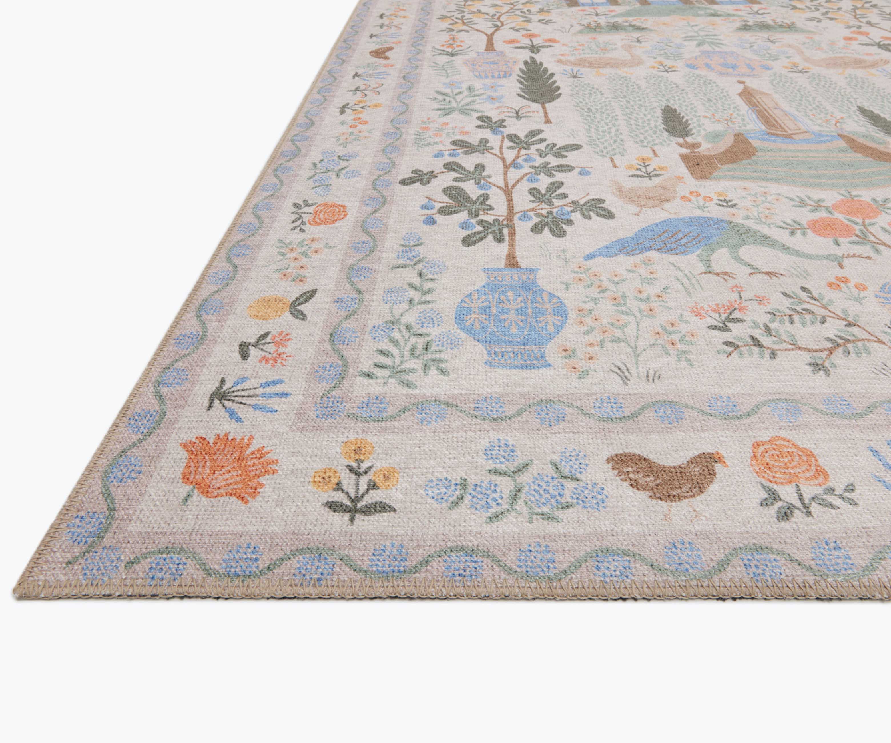 Menagerie Camont Printed Rug - Cream - Image 3