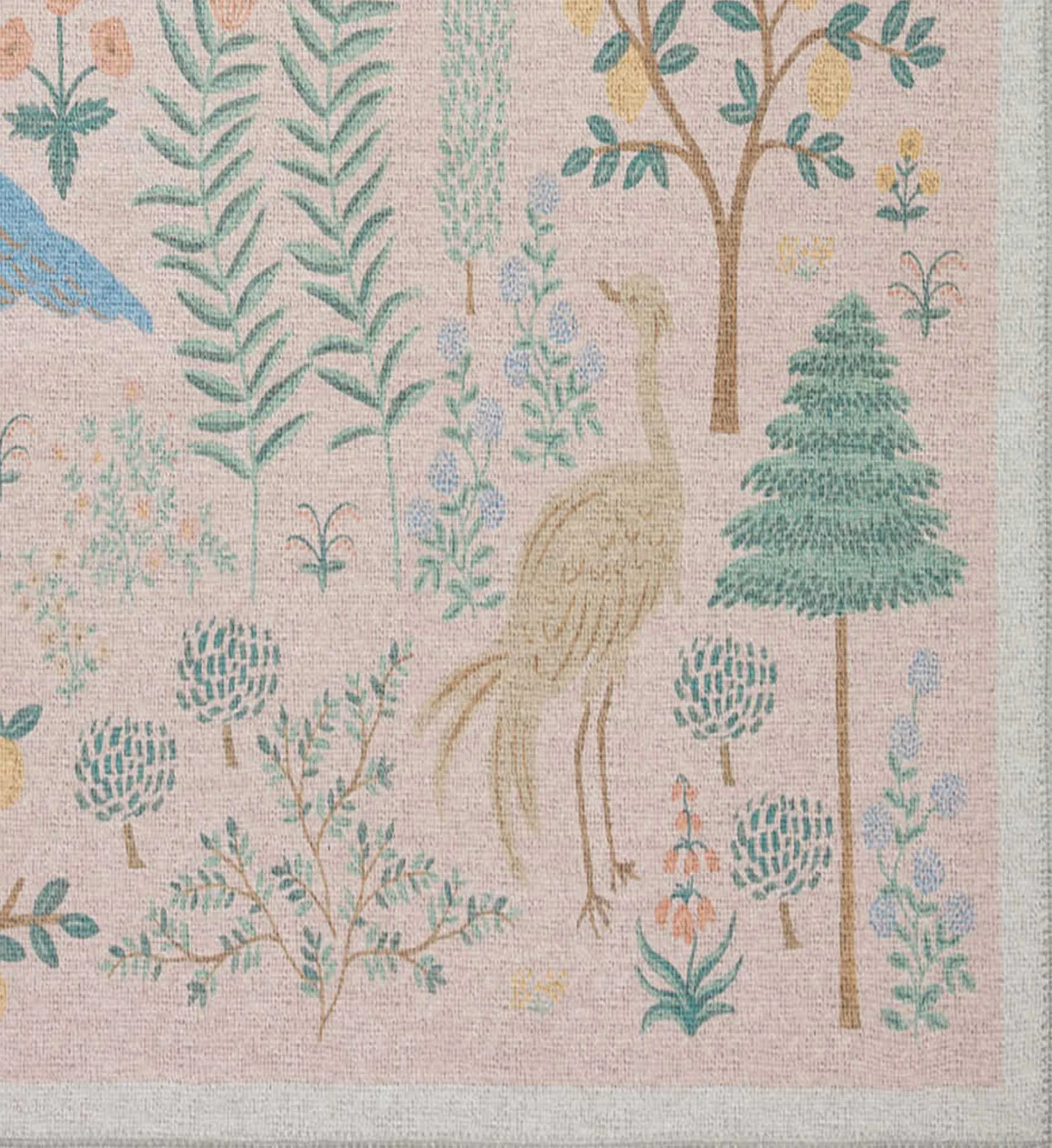Menagerie Les Fauves Printed Rug - Blush - Image 2