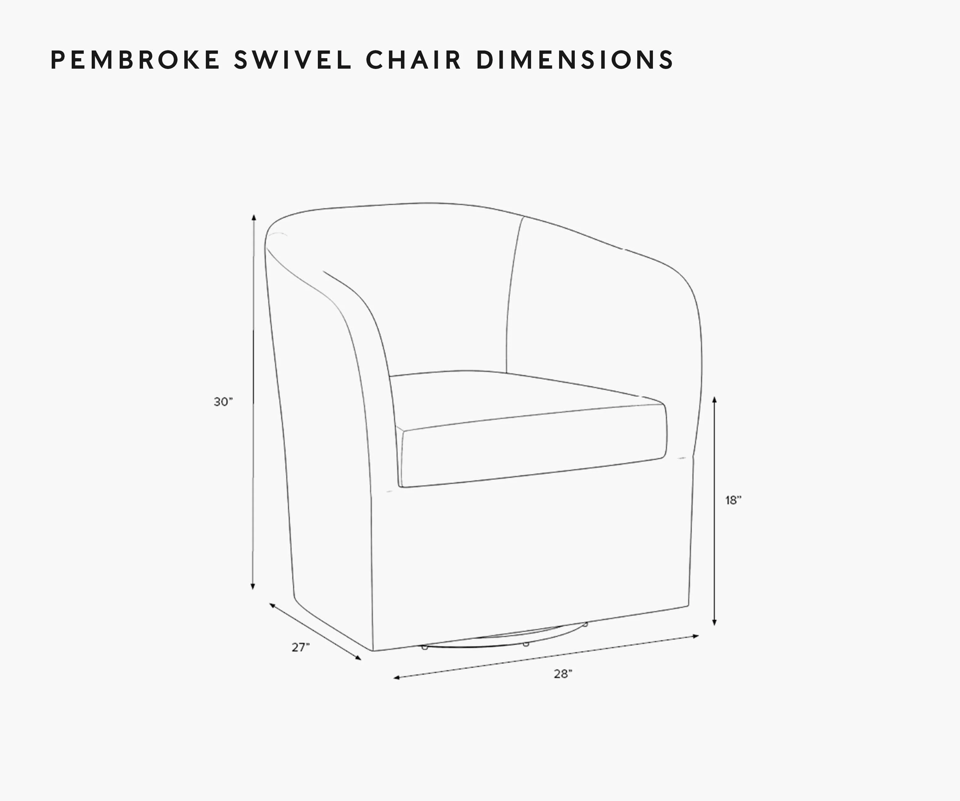 Pembroke Swivel Chair - Bramble - Image 6