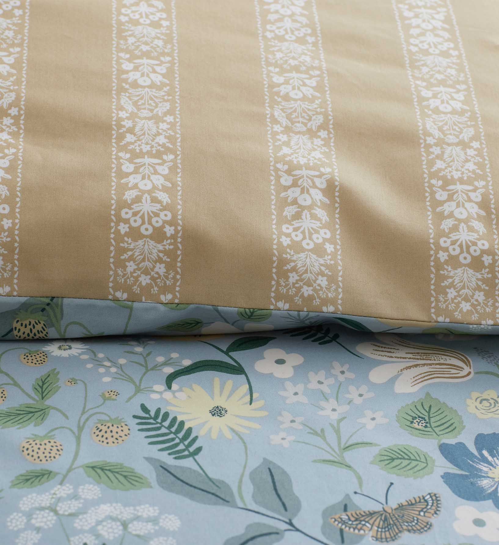 Percale Comforter - Strawberry Fields Slate - Image 4