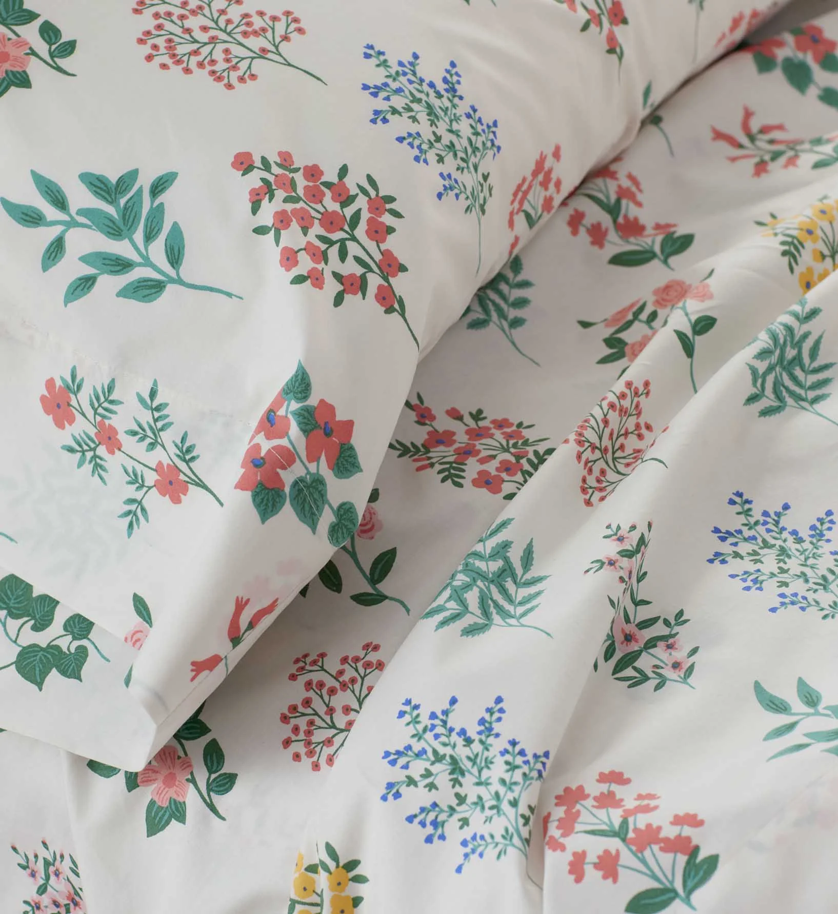 Percale Fitted Sheet - Hawthorne - Image 2