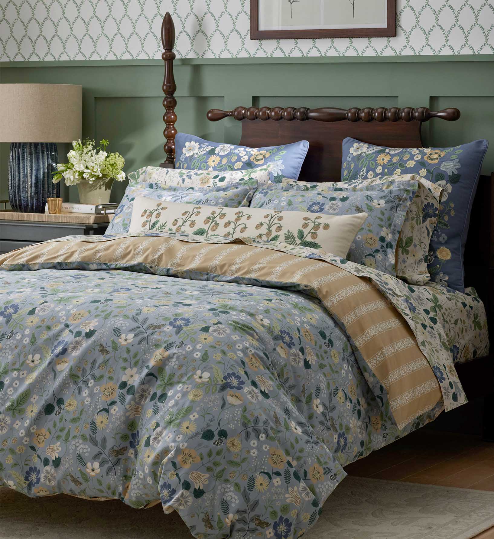 Percale Pillowcases - Strawberry Fields Beige - Image 4