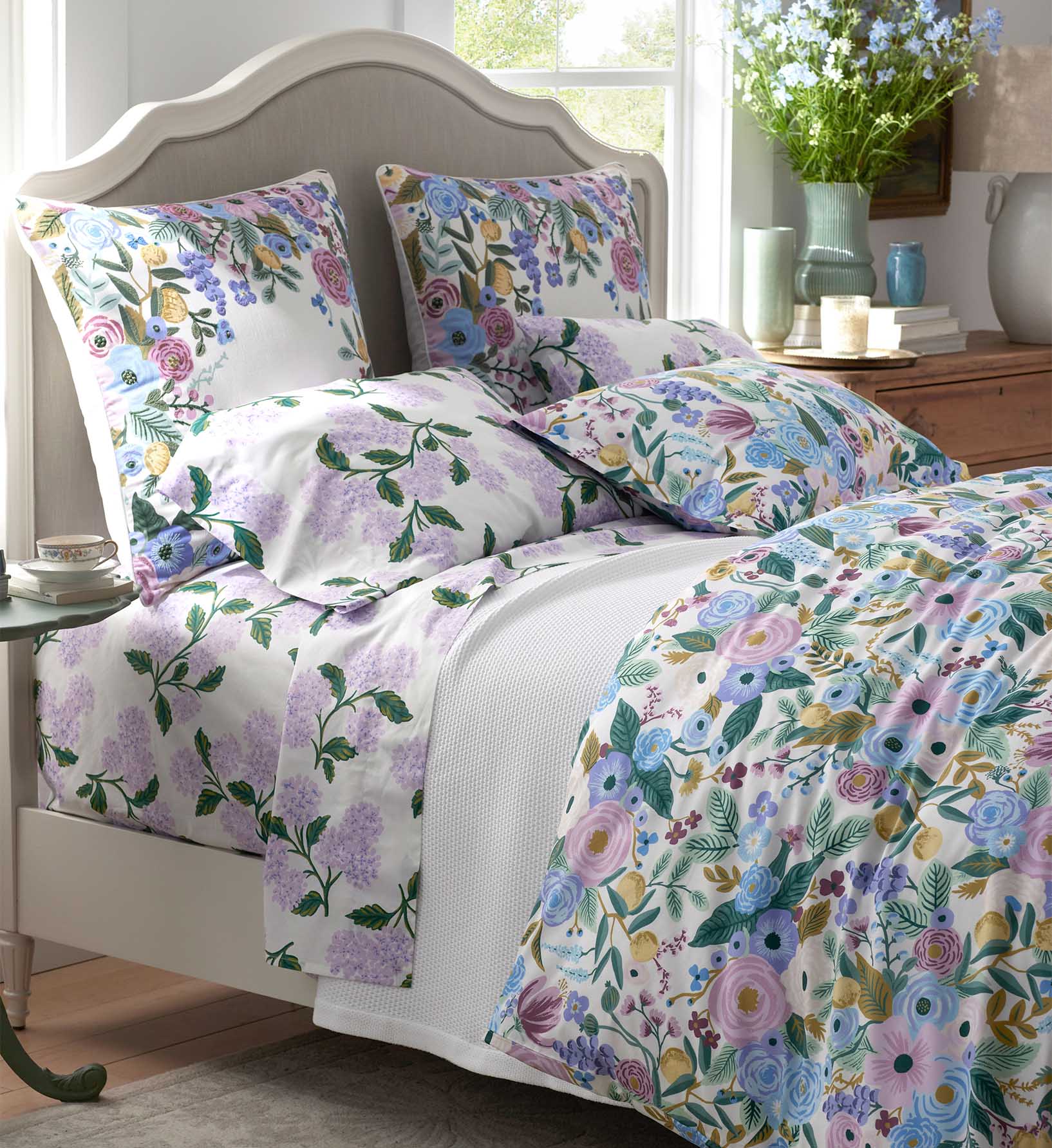 Percale Sham - Garden Party Lilac - Image 3
