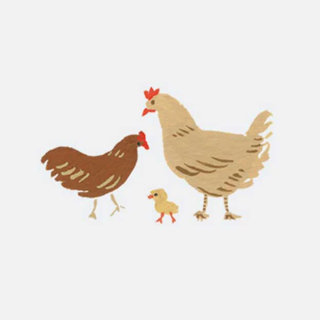 Animals Personalized Stationery  - Chickens - Image 2