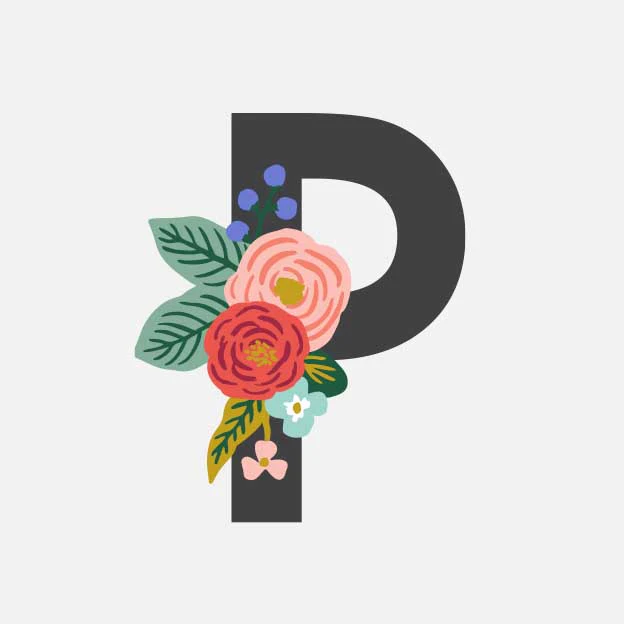 Monogram Personalized Stationery - P - Image 2