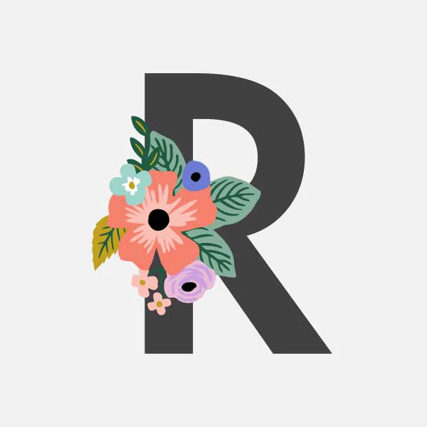 Monogram Personalized Stationery - R - Image 2