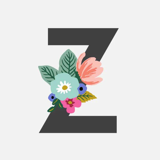 Monogram Personalized Stationery - Z - Image 2