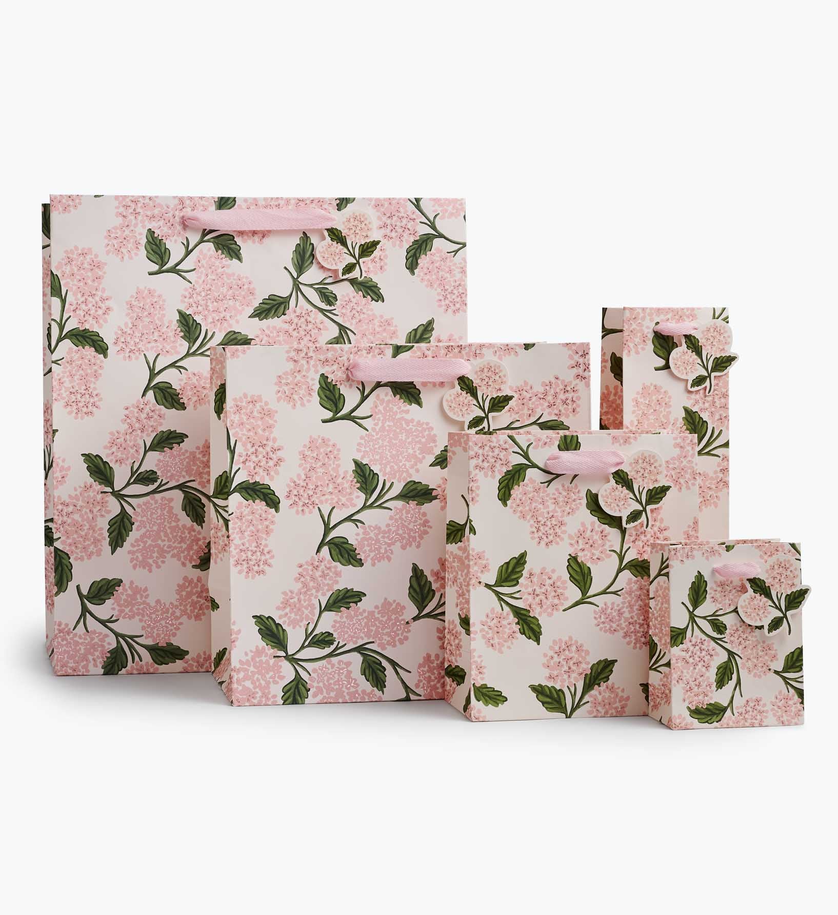Pink Hydrangea Small Gift Bag - Image 2