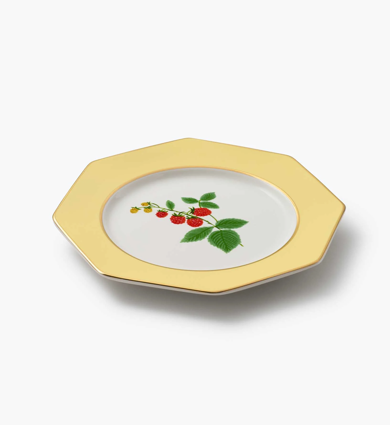 Porcelain Dessert Plate Set - Roses - Image 13