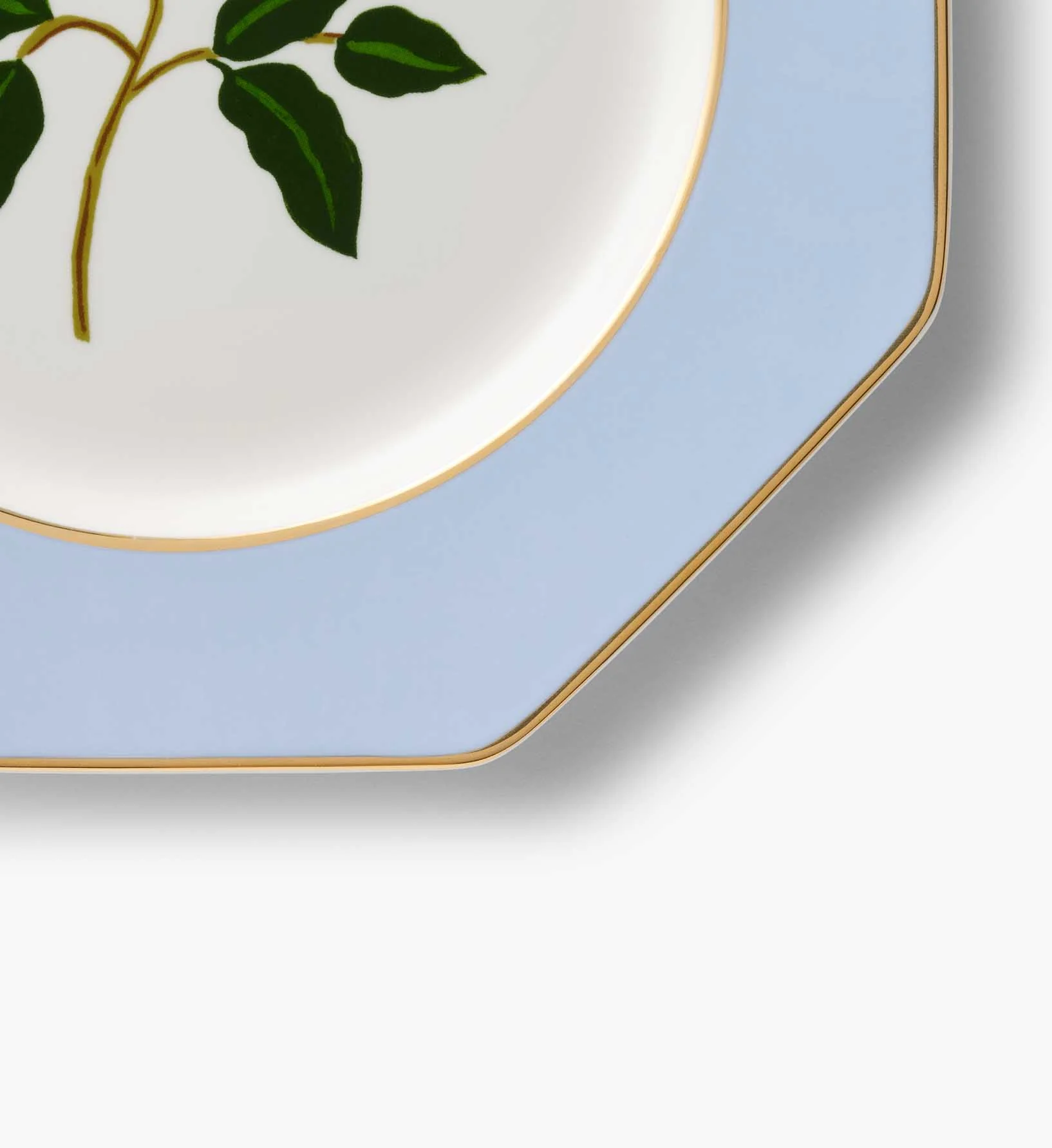 Porcelain Dessert Plate Set - Roses - Image 6