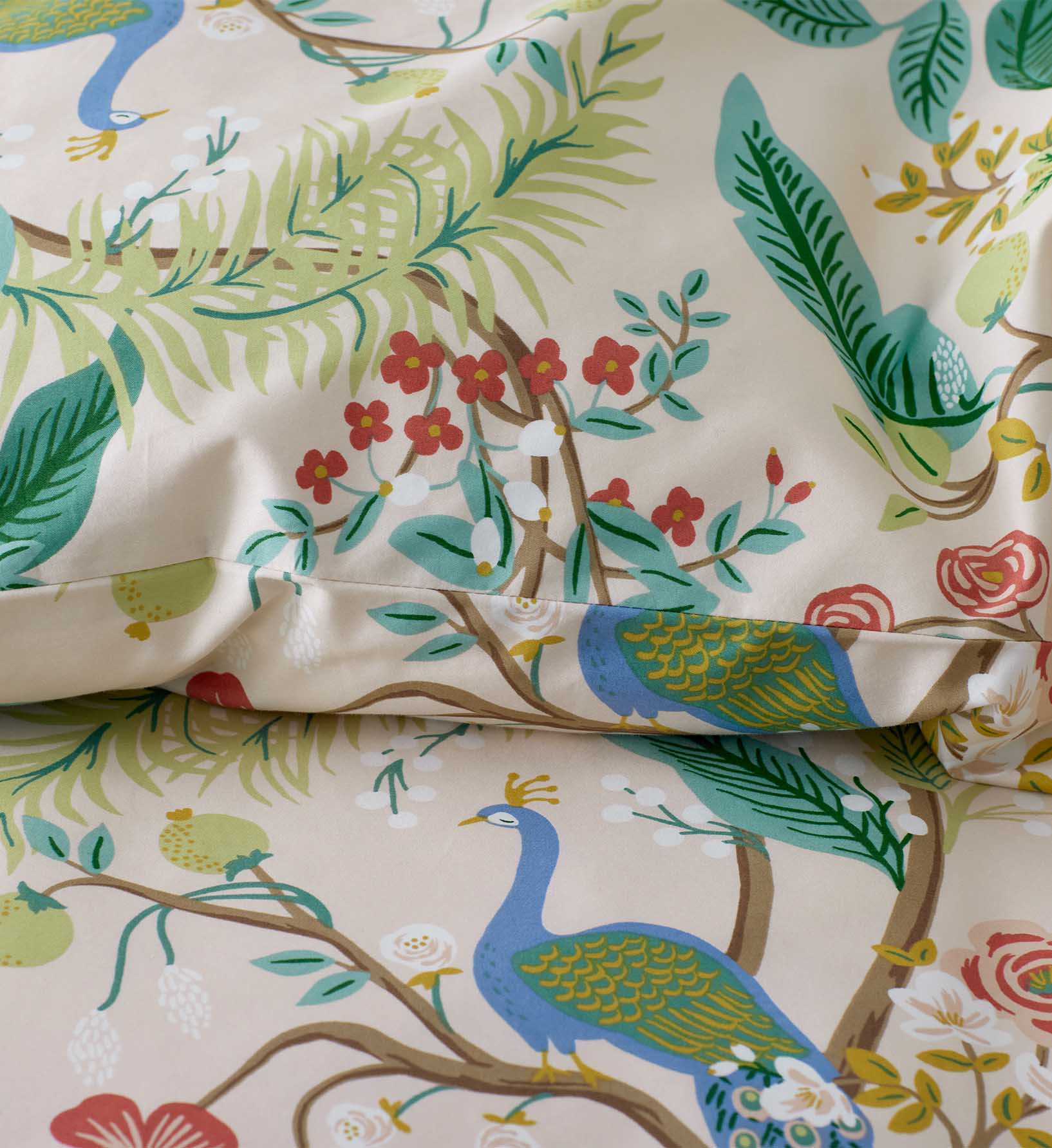 Sateen Comforter - Peacock Blush - Image 5