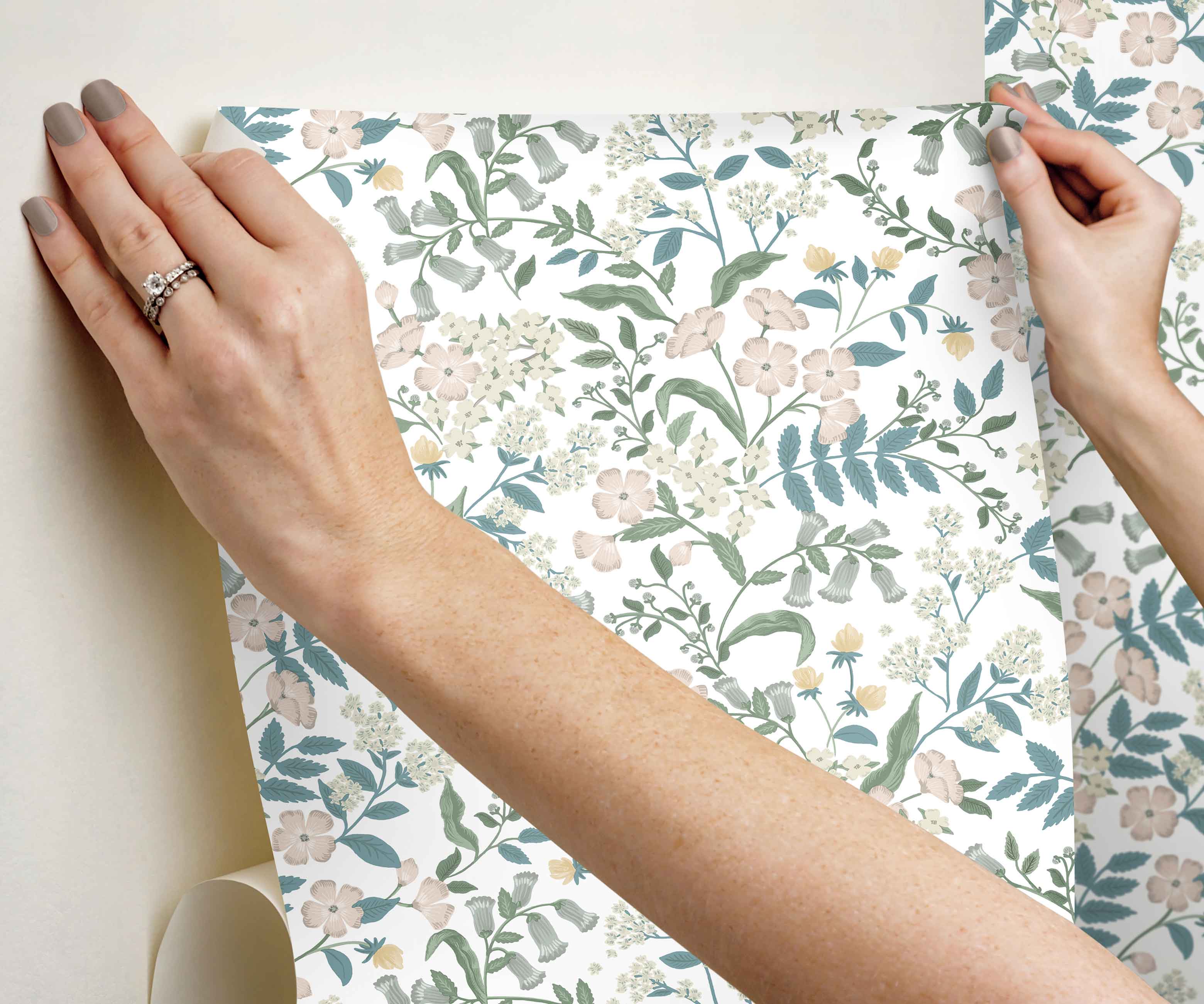 Sweetbrier Peel & Stick Wallpaper - Blush - Image 3