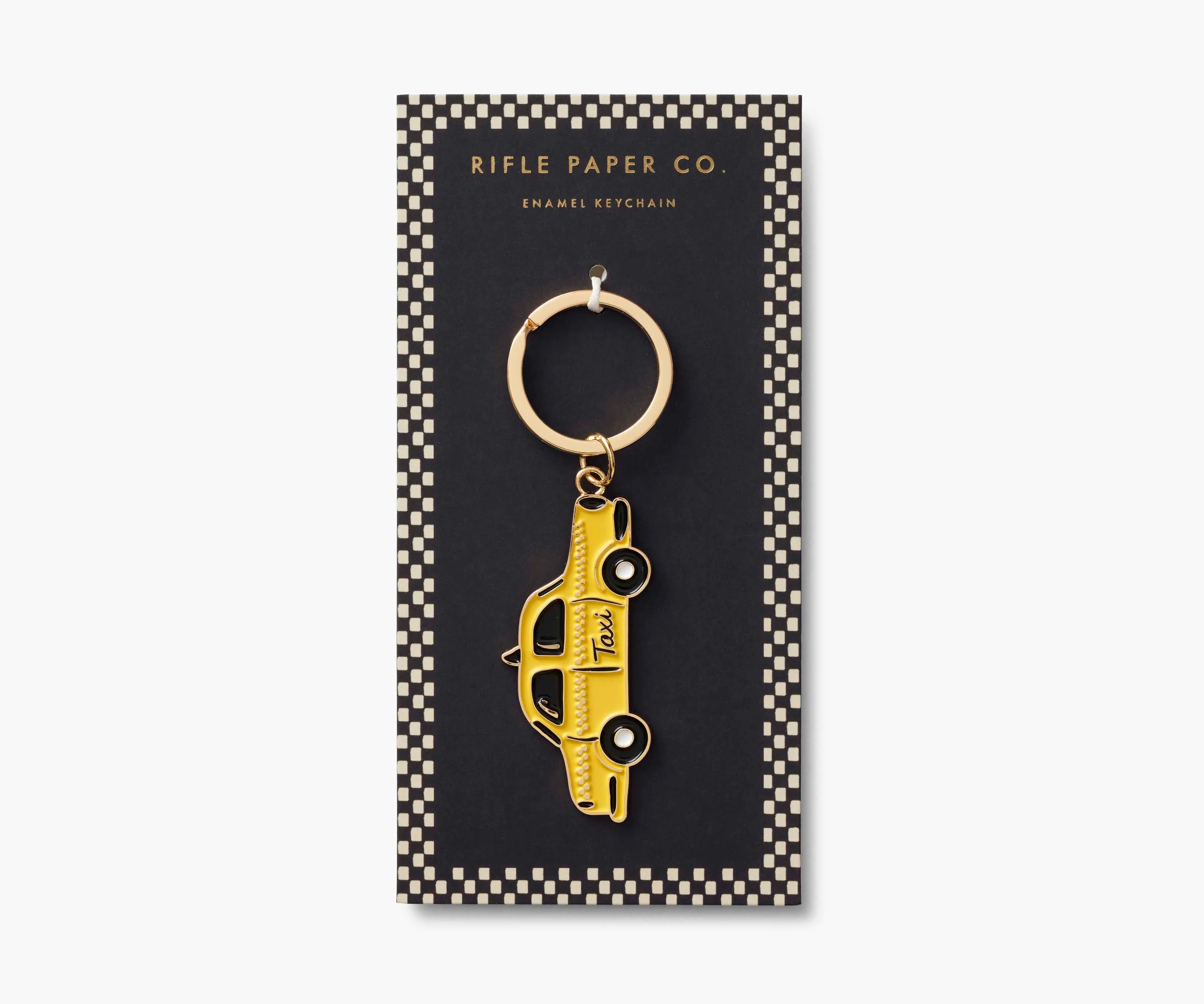 Enamel Keychain - Taxi - Image 2