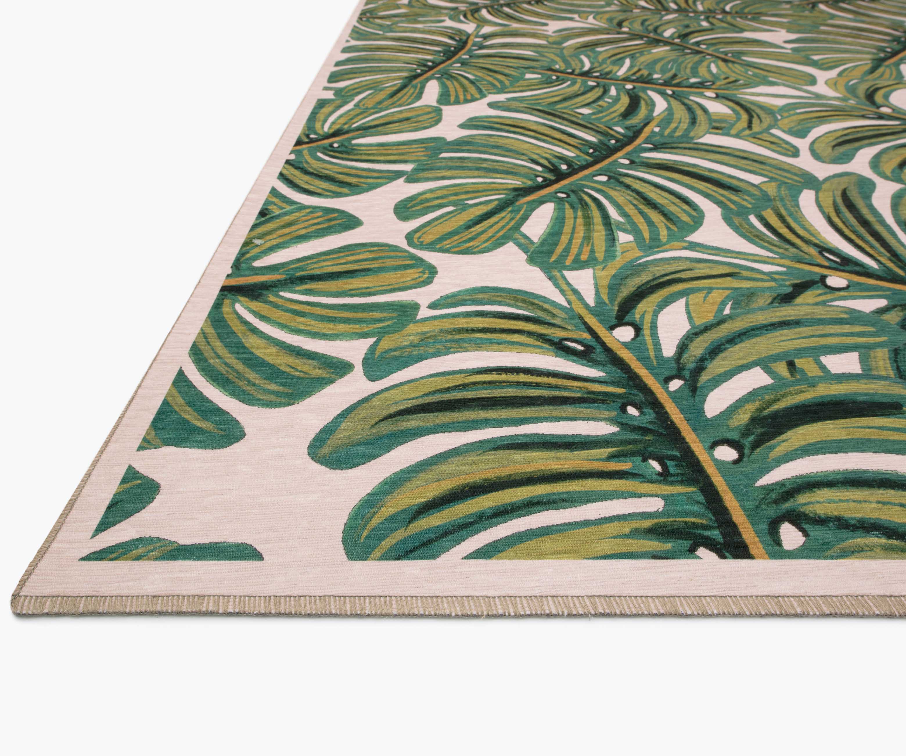 Veranda Monstera Indoor/Outdoor Rug - Cream - Image 3