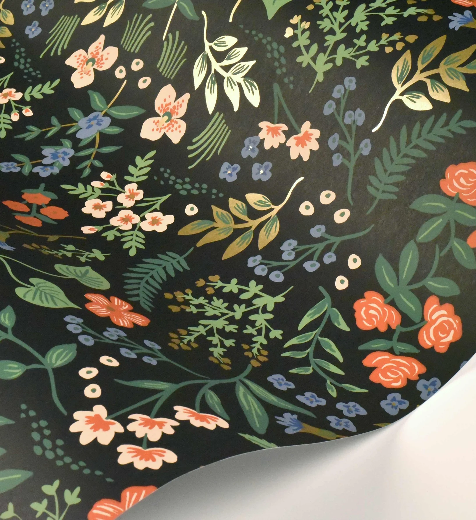 Wildwood Wallpaper - Black Multi - Image 3