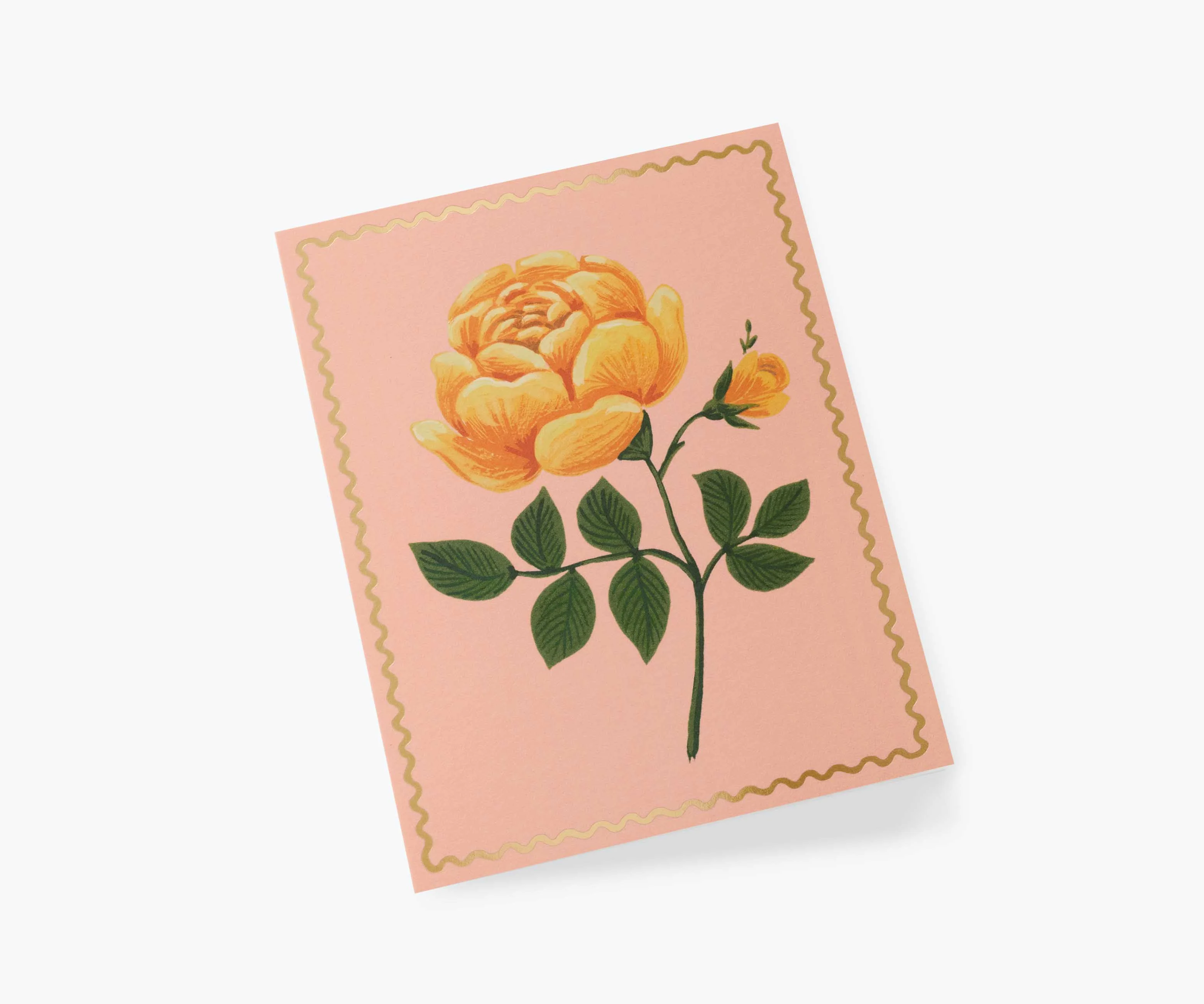 Yellow Rose Everyday Card - Single Card - Image 2